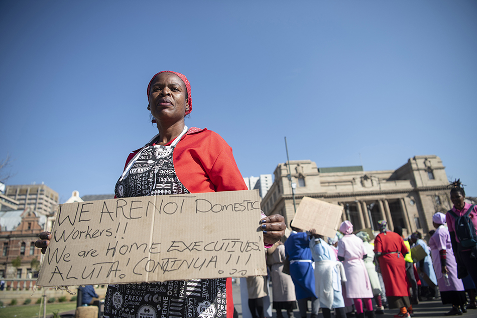 Domestic Workers Protest