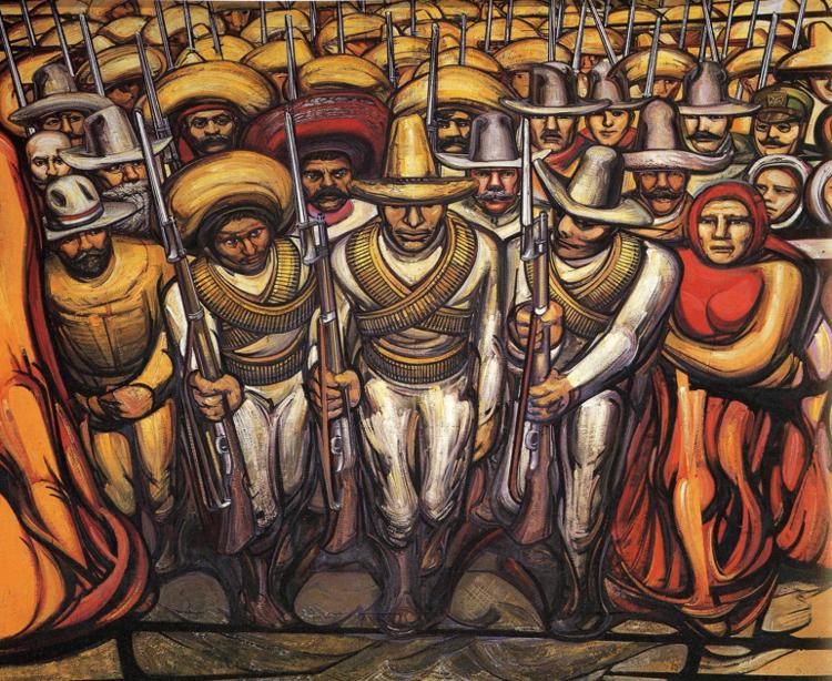 David Alfaro Siqueiros, Del Porfirismo a la Revolución (1957-1966).