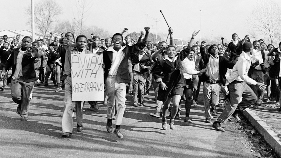 In the Soweto Massacre (South Africa) in 1976, twenty-three students were killed for protesting against apartheid policies and the adoption of Afrikaans as the language spoken schools in Black regions. 